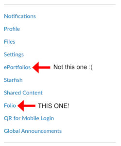 Canvas Student ePortfolios | ITS: Learning Technology